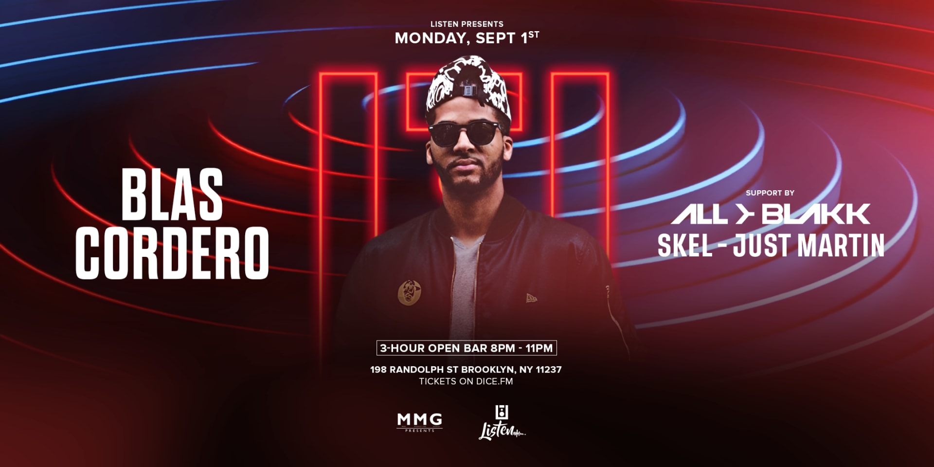 Blas Cordero Monday Night Labor Day Party The Factory Listen Cover