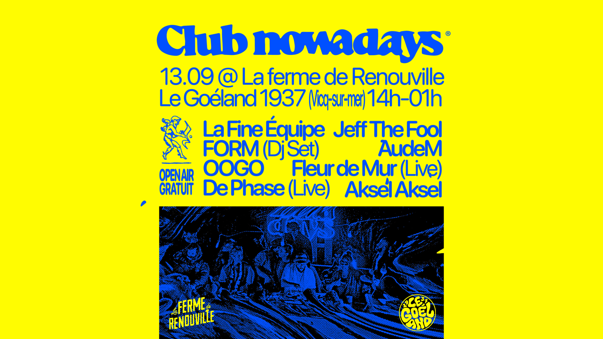 Club Nowadays & Le Goéland 1937 @ La Ferme Renouville Cover