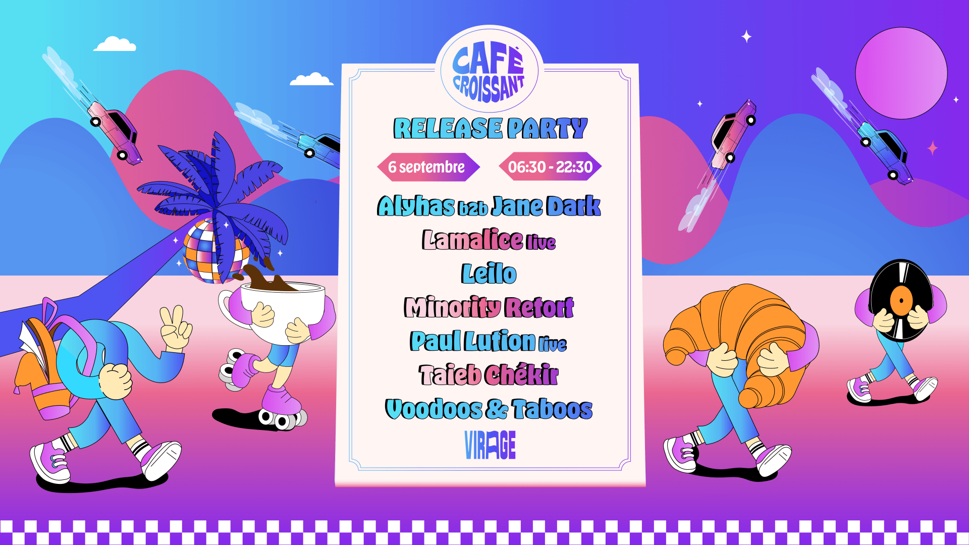 Café Croissant : Lamalice, Voodoos & Taboos Open Air @Virage Cover