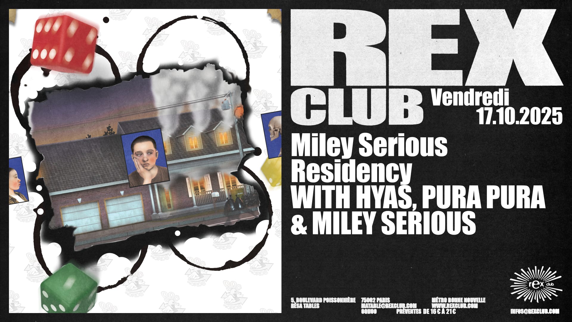 Miley Serious Residency: Hyas, Pura Pura, Miley Serious Cover