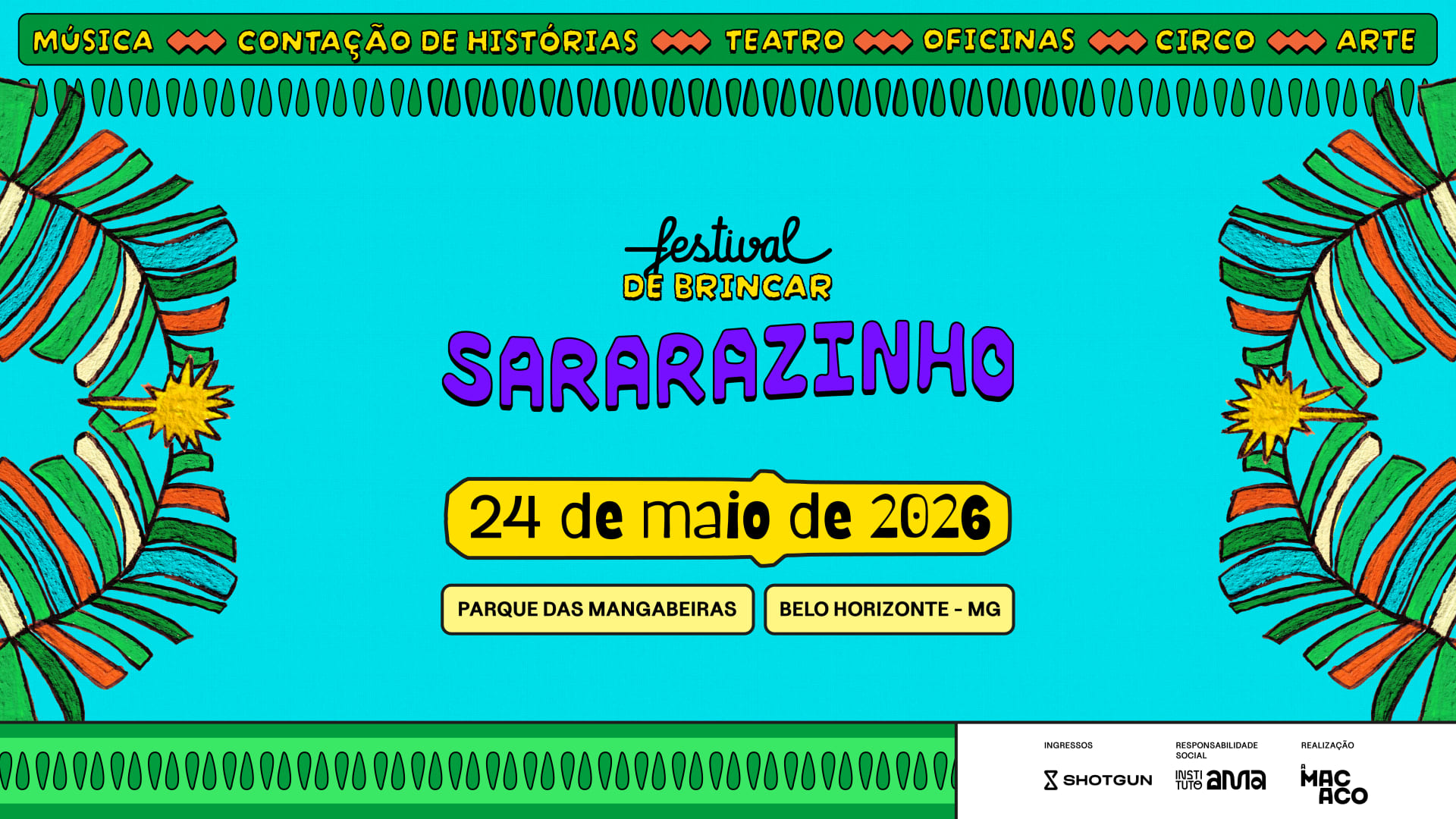 Sararazinho: Festival De Brincar Cover