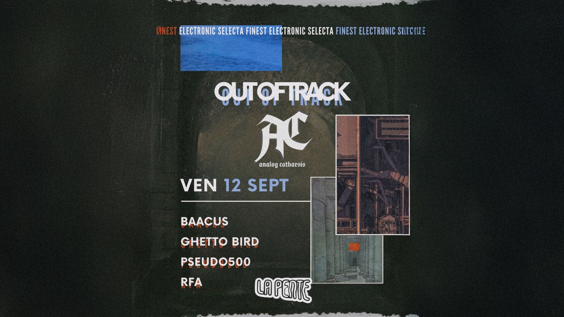Out Of Track W/ Baacus, Ghetto Bird, Pseudo500 & Rfa Cover