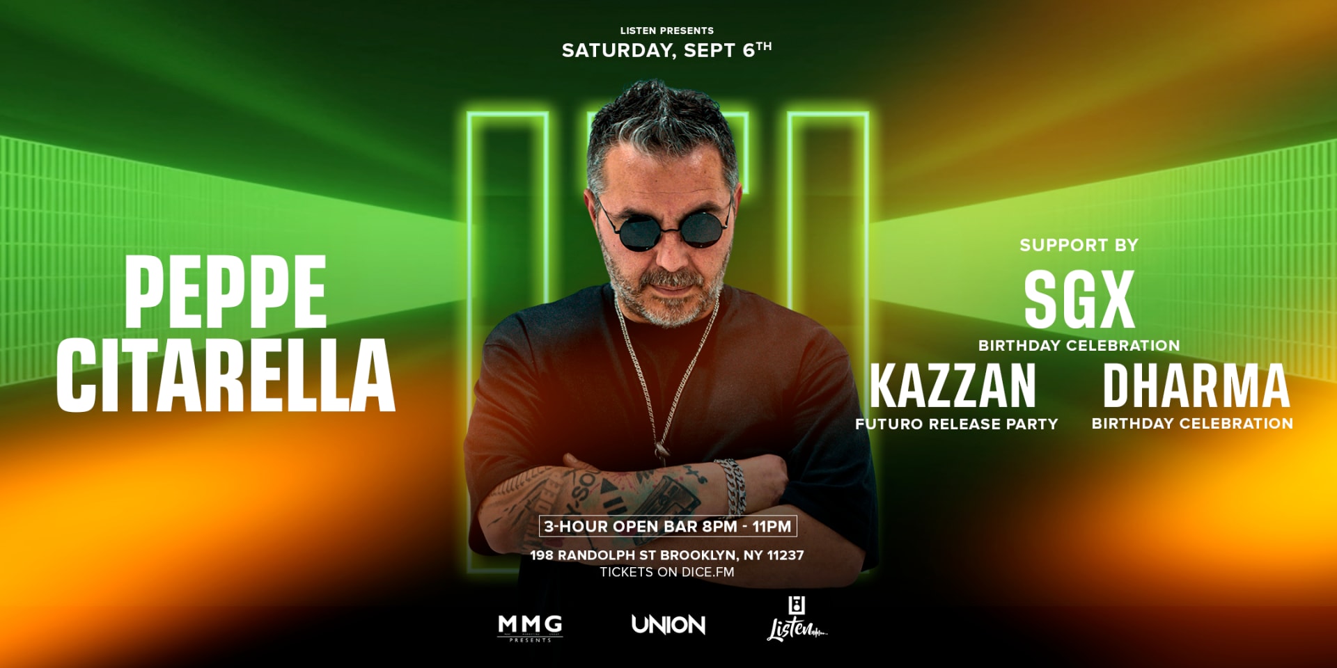 Peppe Citarella  Sgx Kazzan & Friends The Factory X Listen Cover