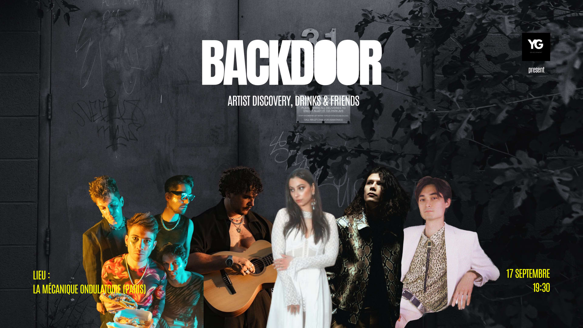 Backdoor @La Mécanique Ondulatoire Cover