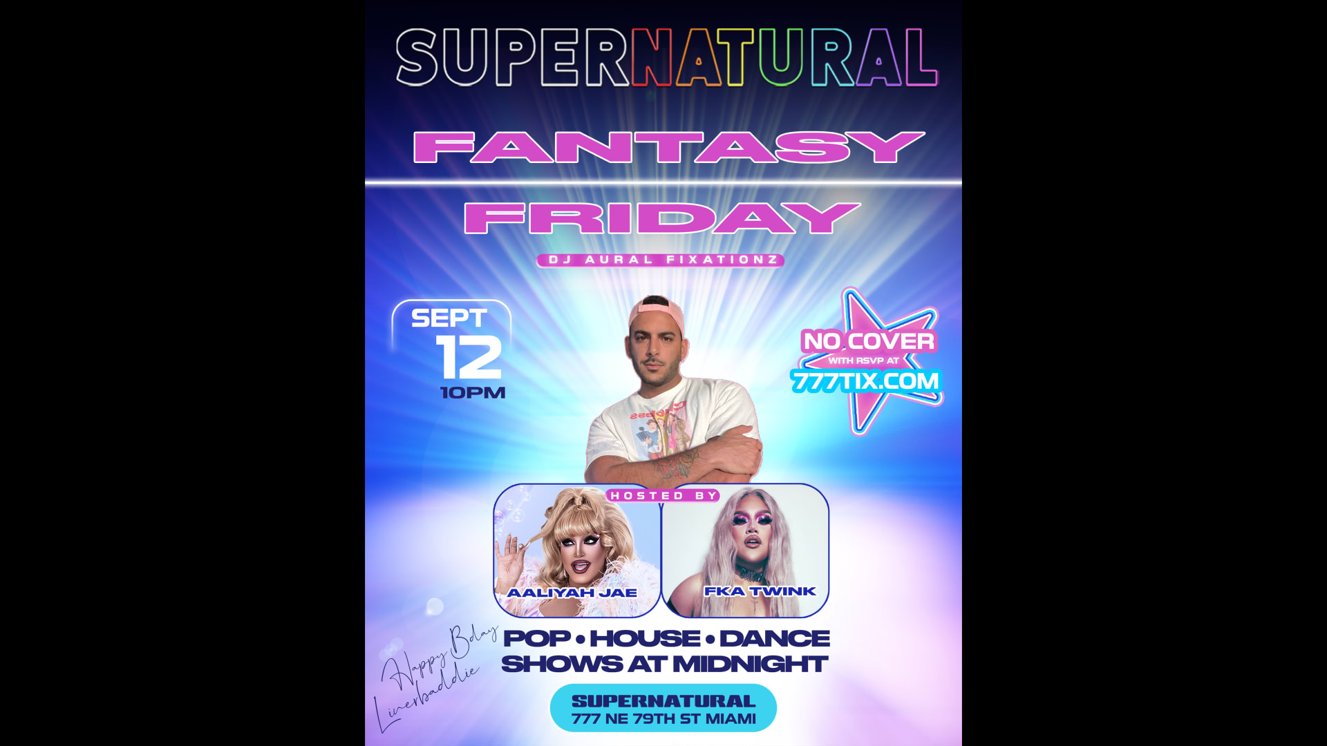 Fantasy Friday Ft. Fka Twink, Aaliyah Jae + Aural Fixationz Cover
