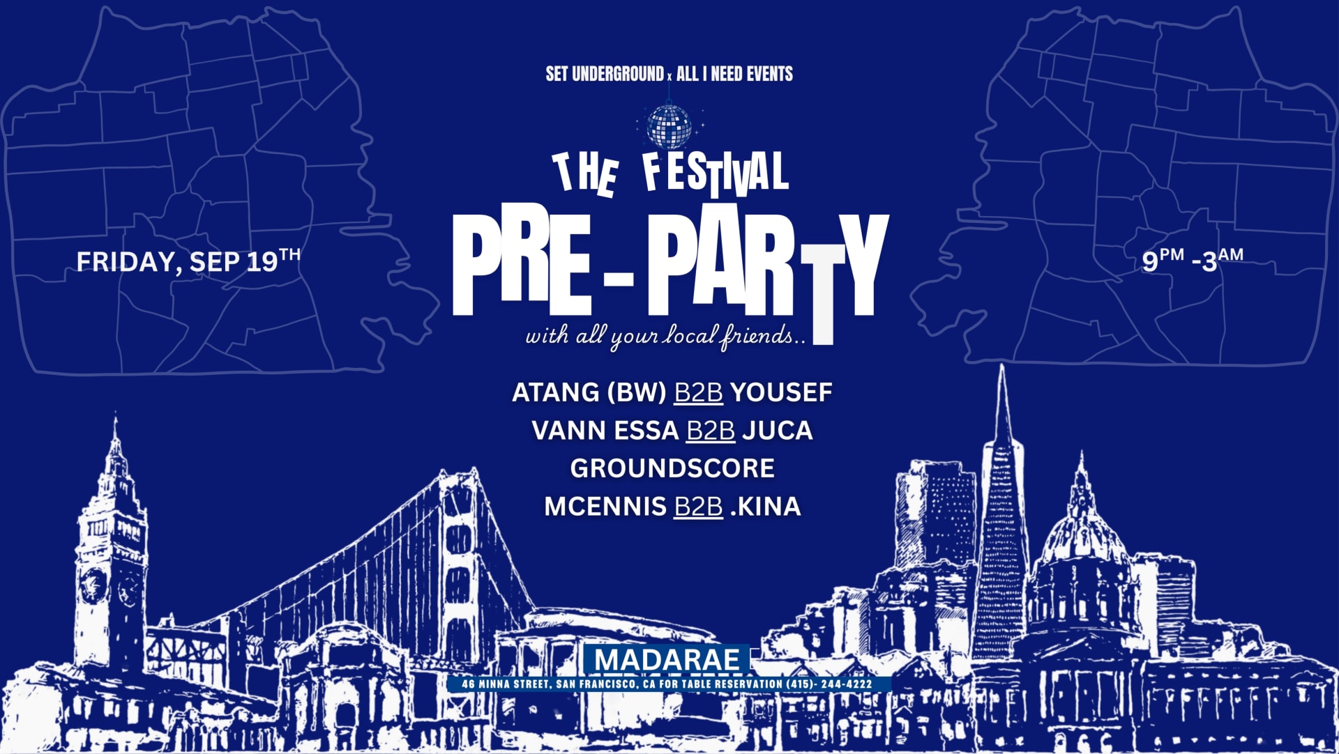 Free Afro House – Festival Pre-Party W/ 8 Dj's At Madarae Cover
