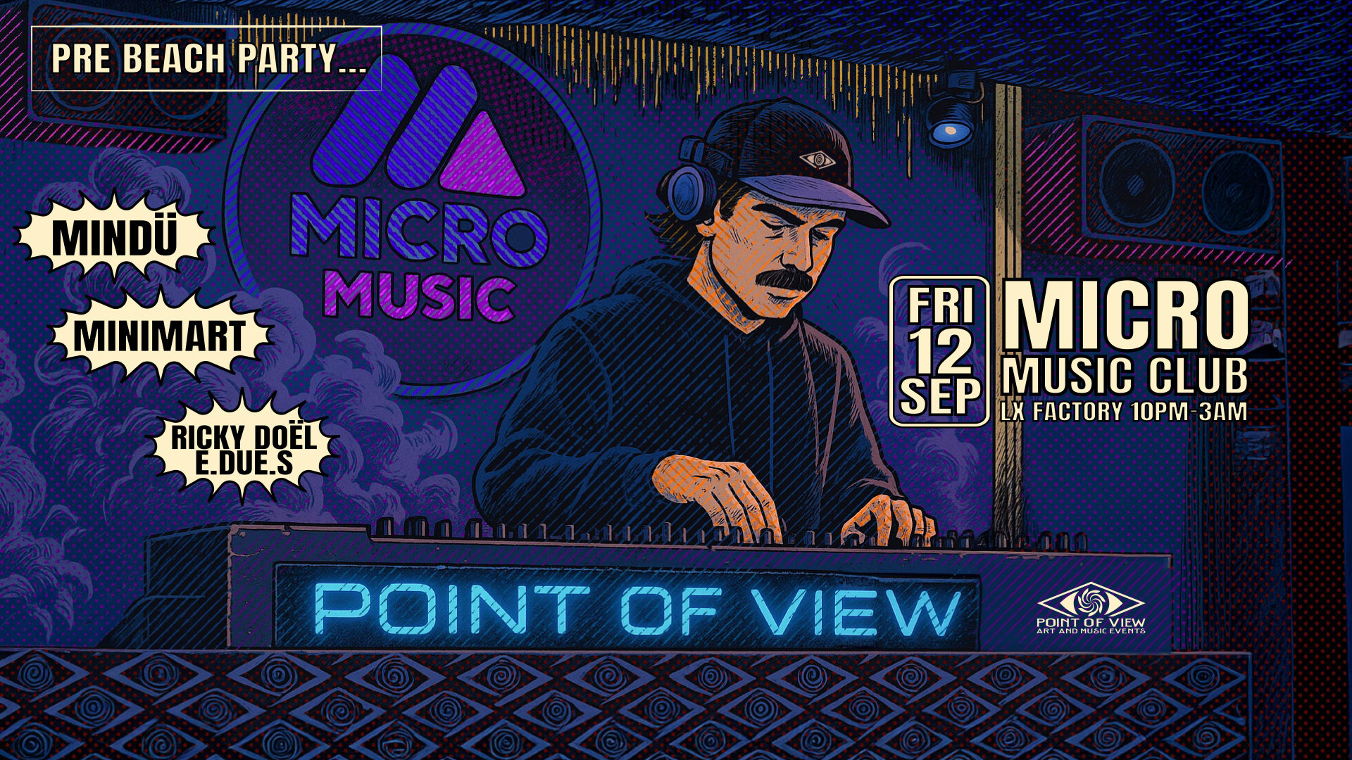 Point Of View _ Pre Party Disco Beach _ Micro Club Cover