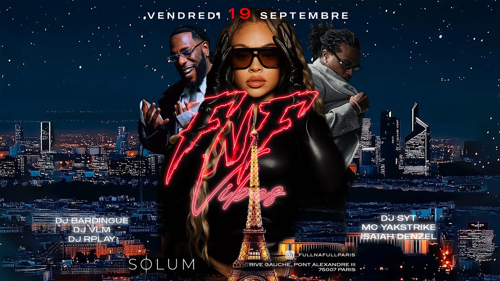 Fnf X Vibes: Afrobeats, Hip Hop, Shatta @ Solum Cover
