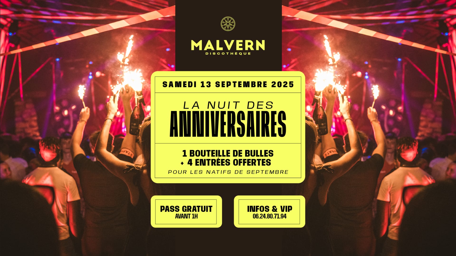 La Nuit Des Anniversaires (Pass Avant 1h) Cover