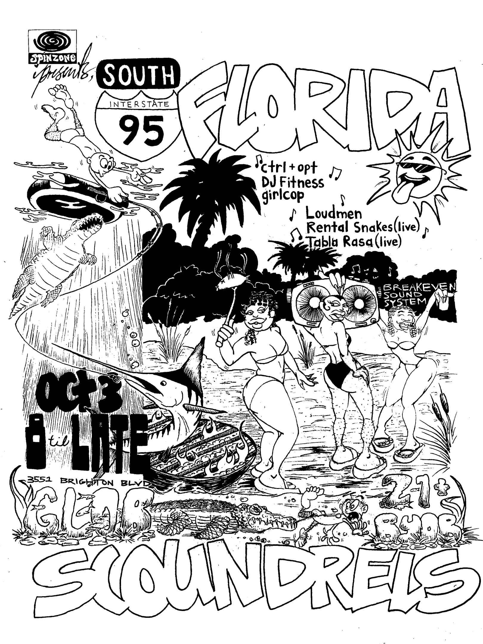 Spin Zone Presents: South Florida Scoundrels Cover