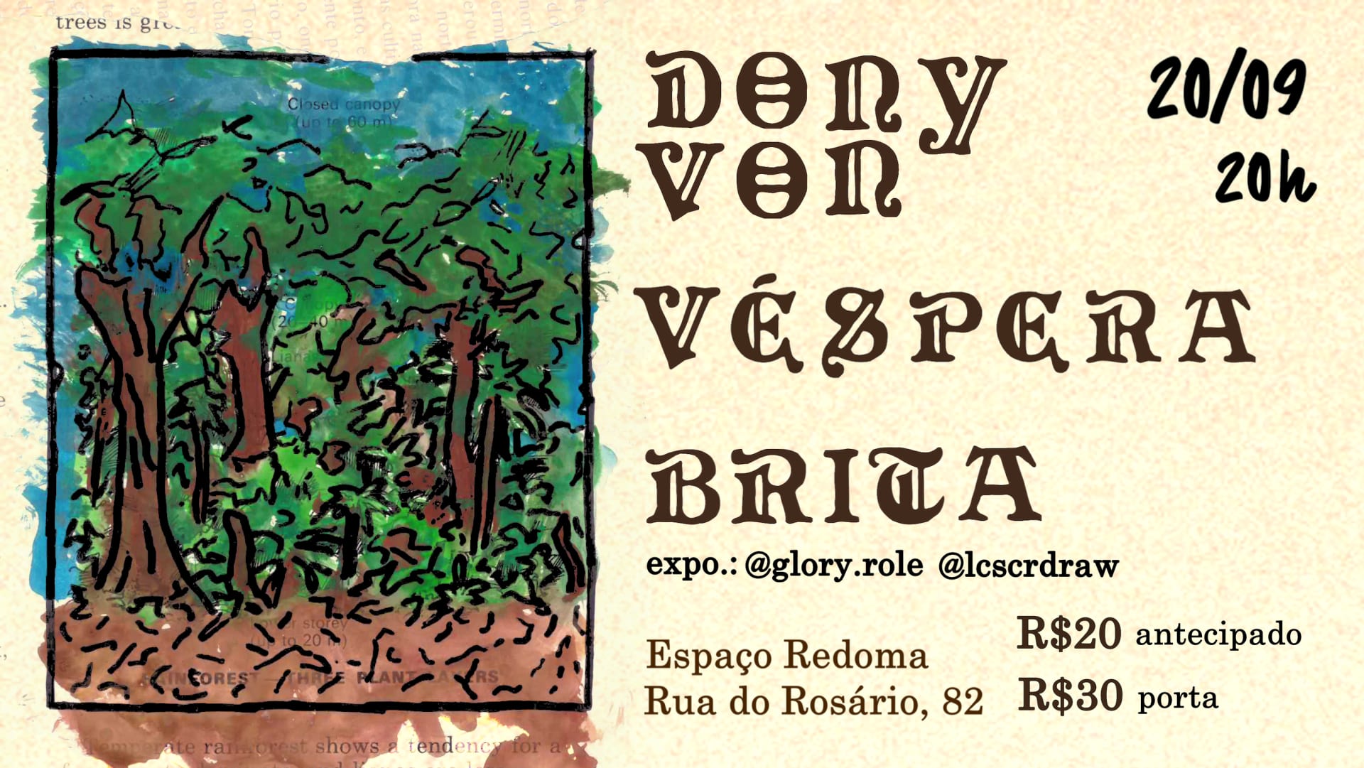Redoma 20/09 Brita, Dony Von E Véspera Cover
