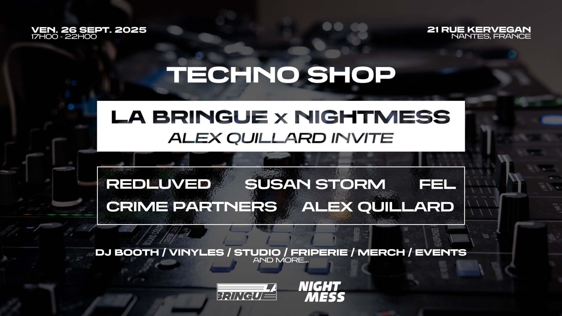 La Bringue Shop X Nightmess Cover