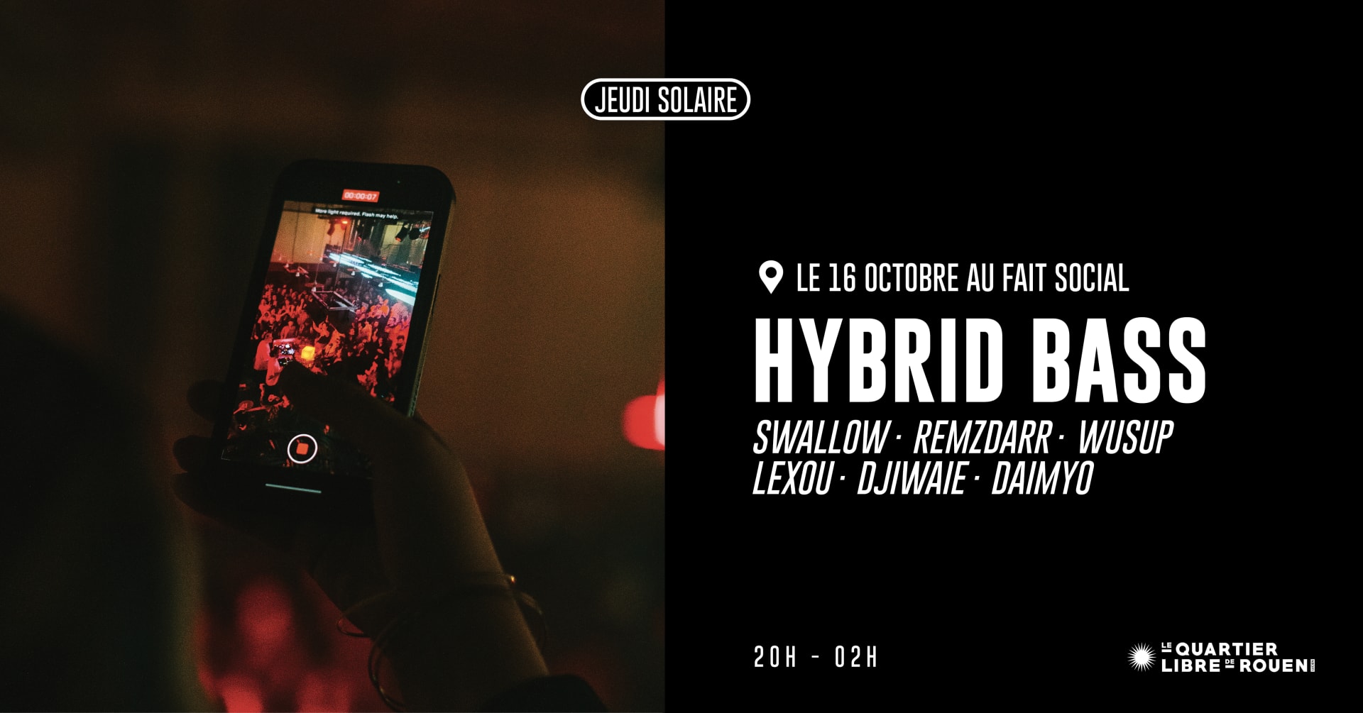 Jeudi Solaire : Hybrid Bass Cover