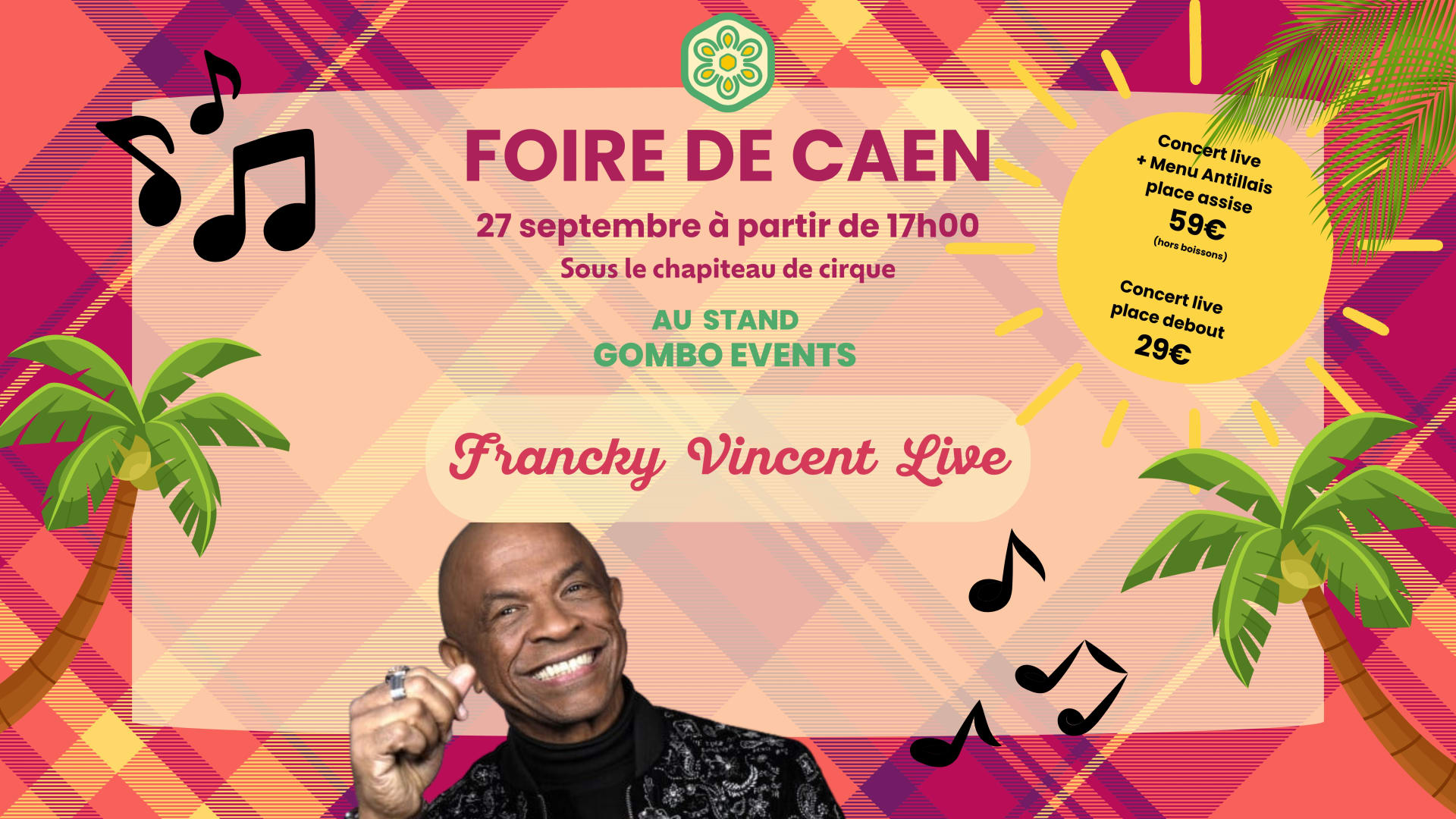 Francky Vincent Live - Foire De Caen Cover