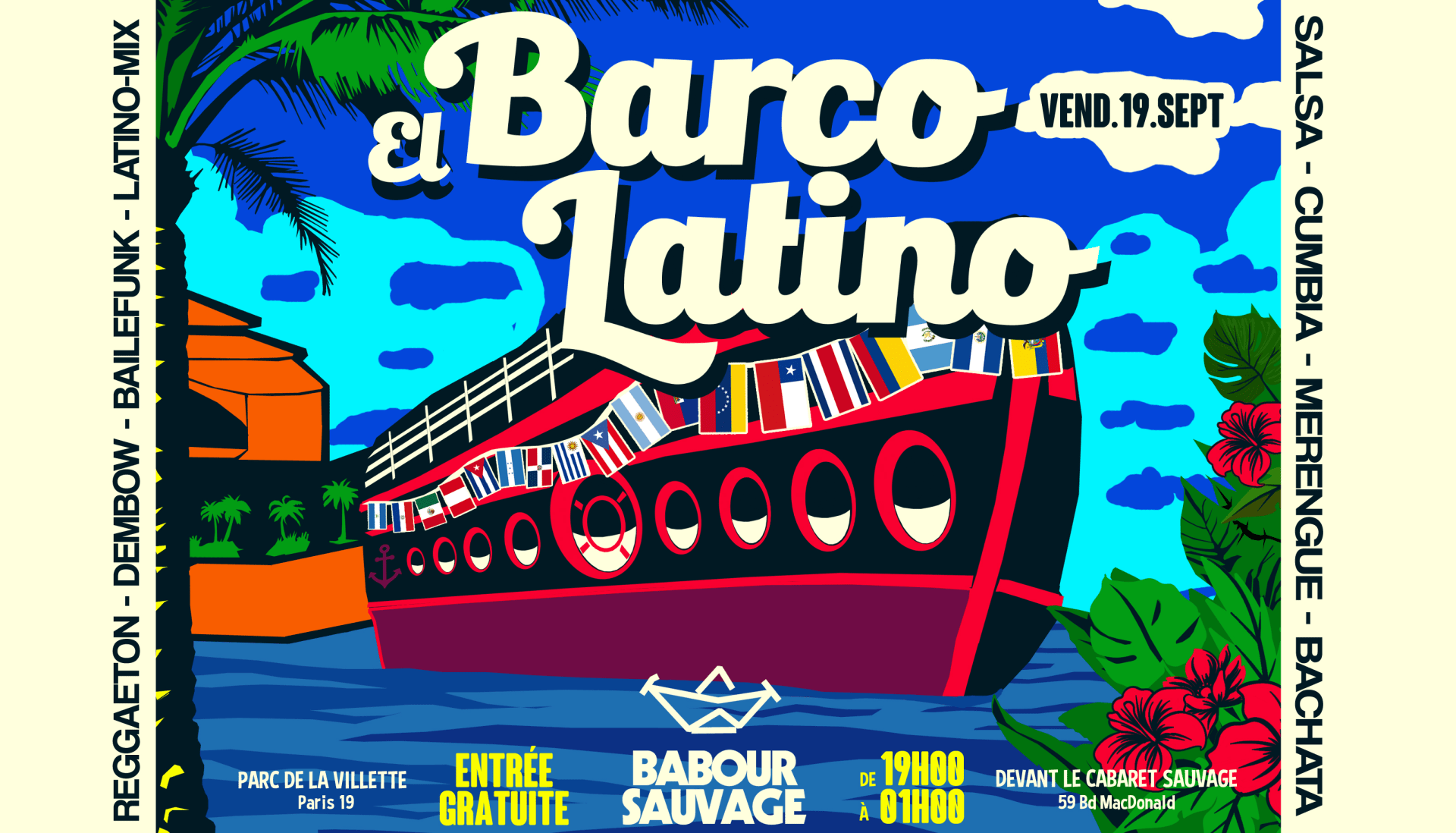 El Barco Latino ! 19.09.25 Cover