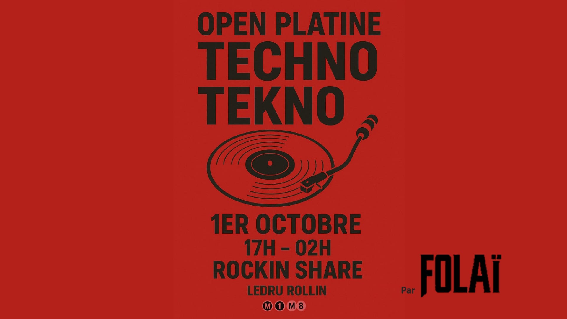 Open Platine Par Folaï Cover