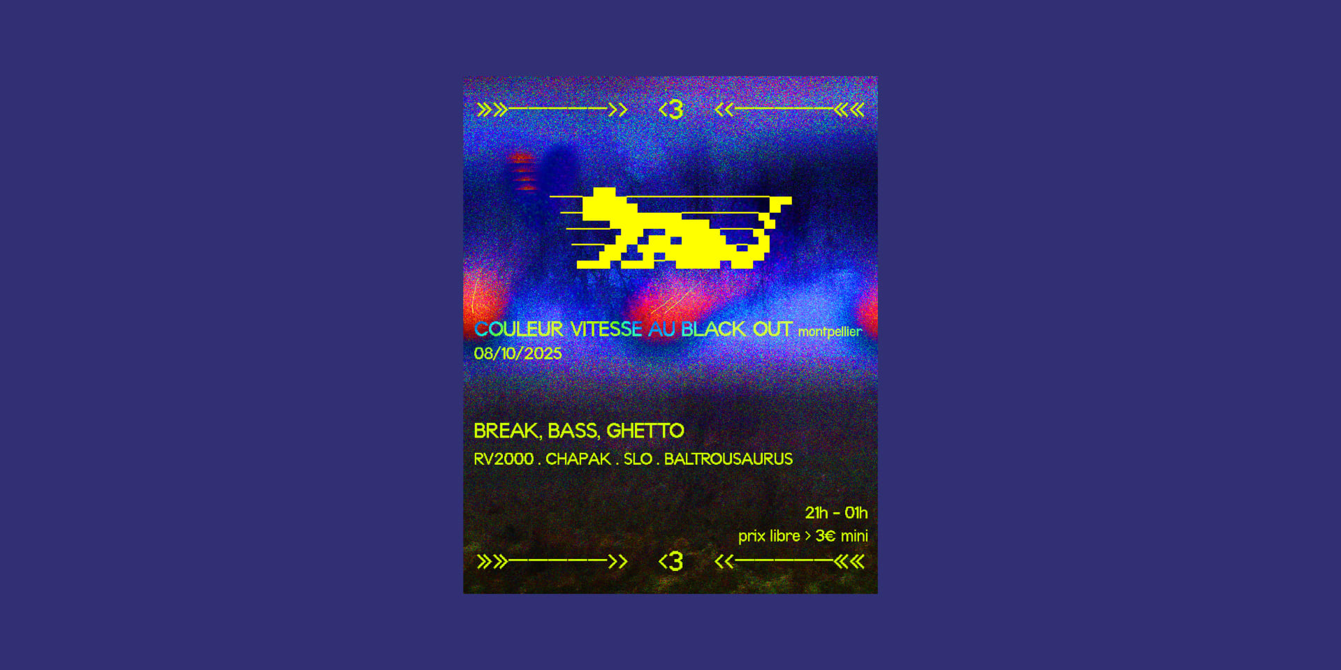 Couleur Vitesse @Blackout Cover
