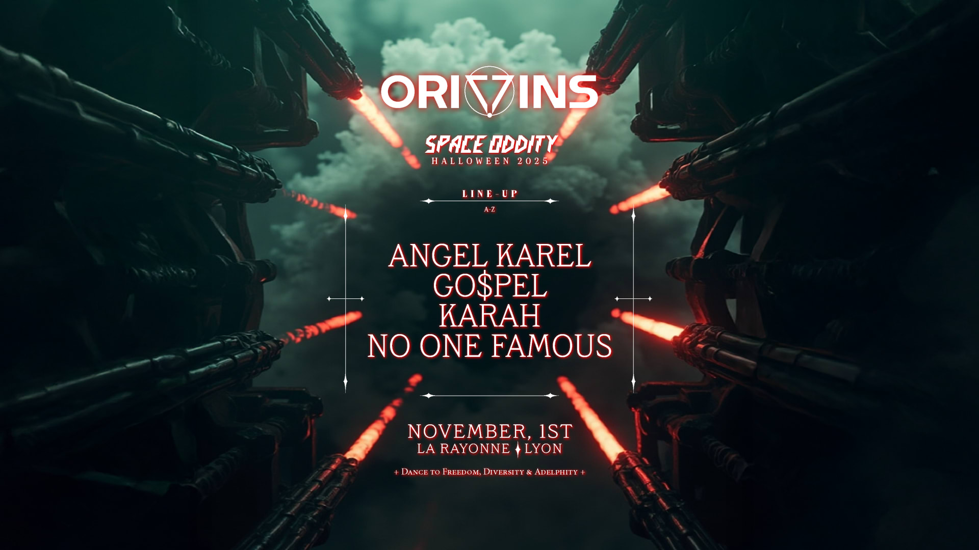 Origins Space Oddity Invite Karah Cover