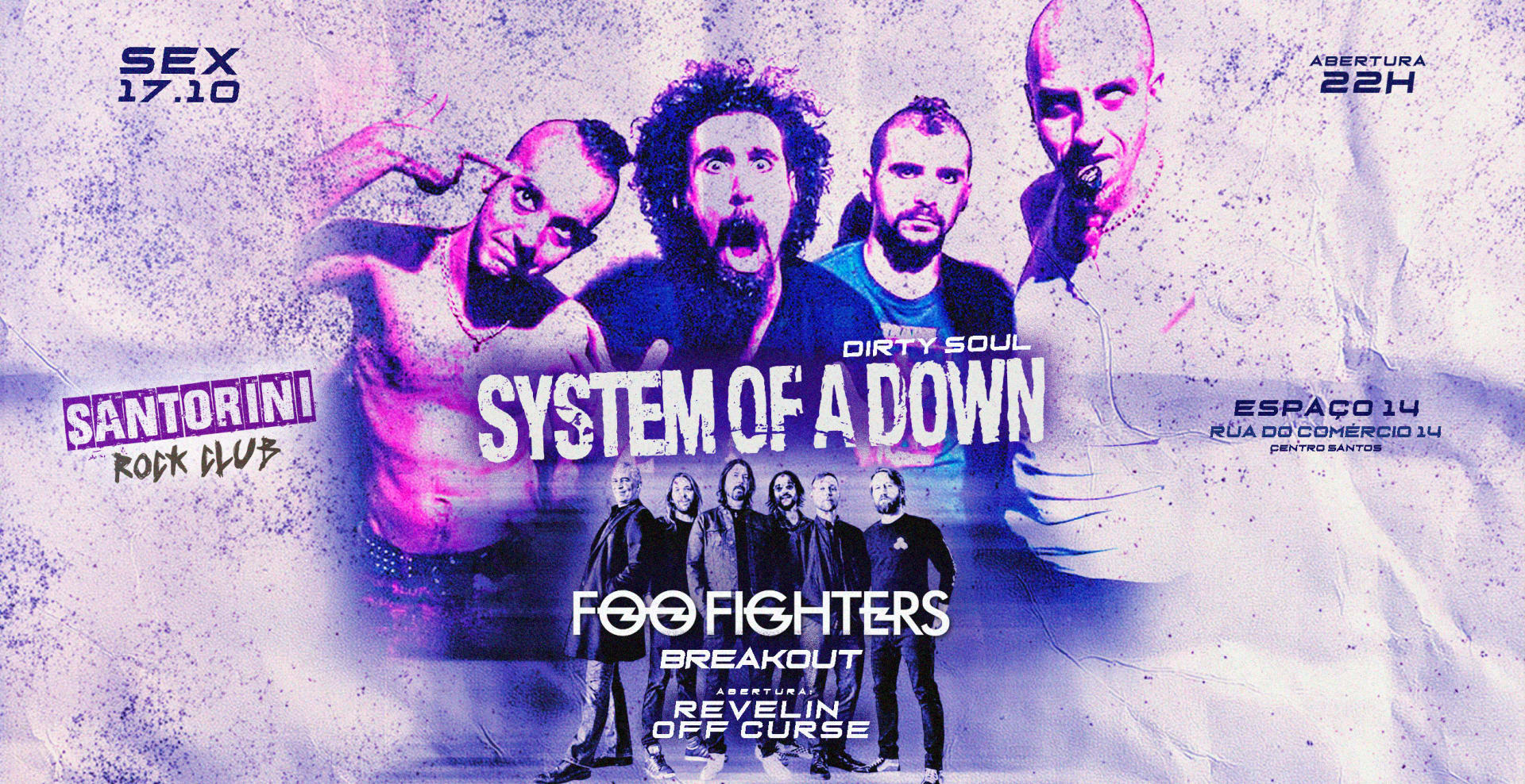 System Of A Down+Foo Fighters -Santorini Rock Club Cover