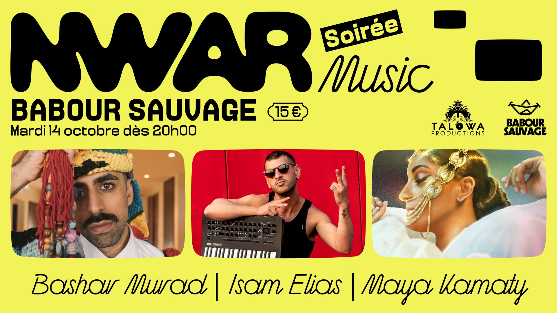Soirée Nwar Music Cover