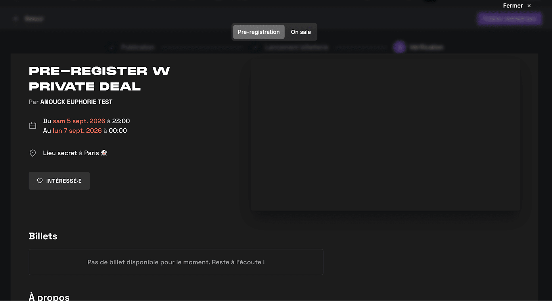 Pre-Register W Private Deal Cover