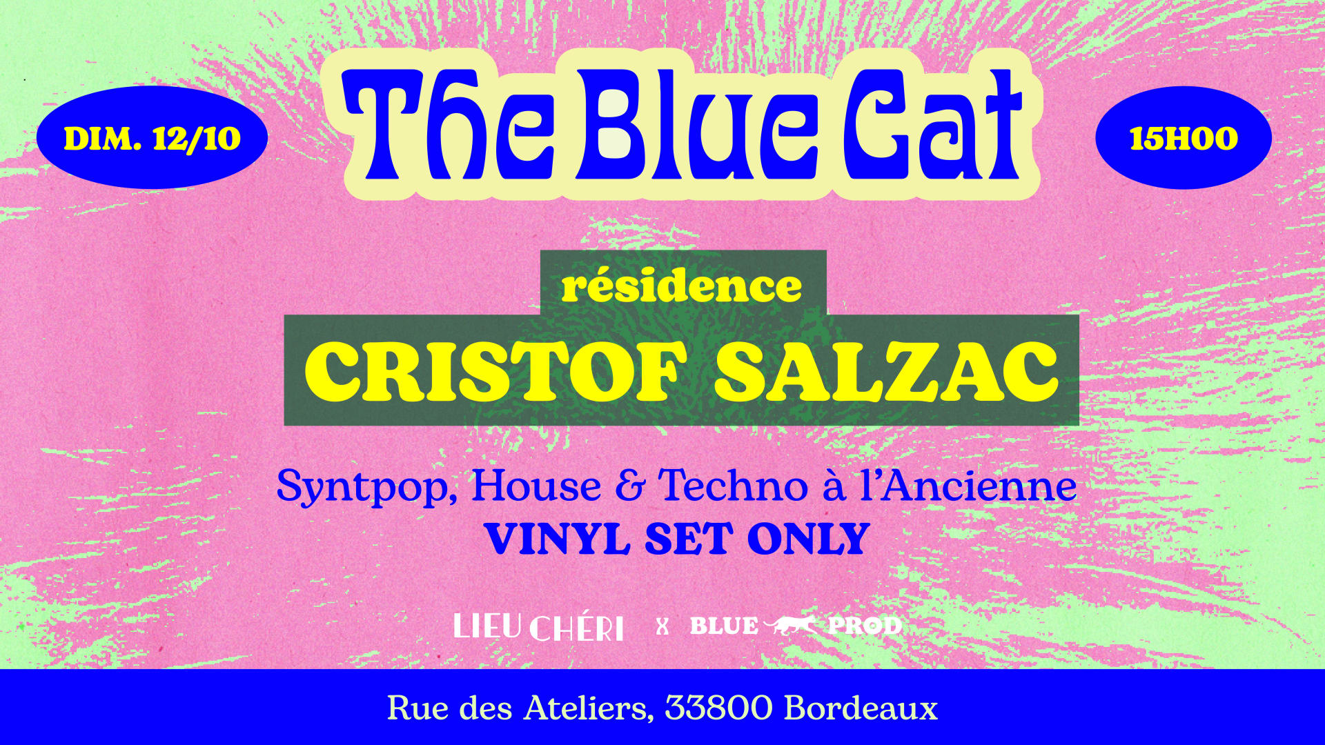 The Blue Cat Avec Cristof Salzac - Blue Cat X Lieu Chéri Cover