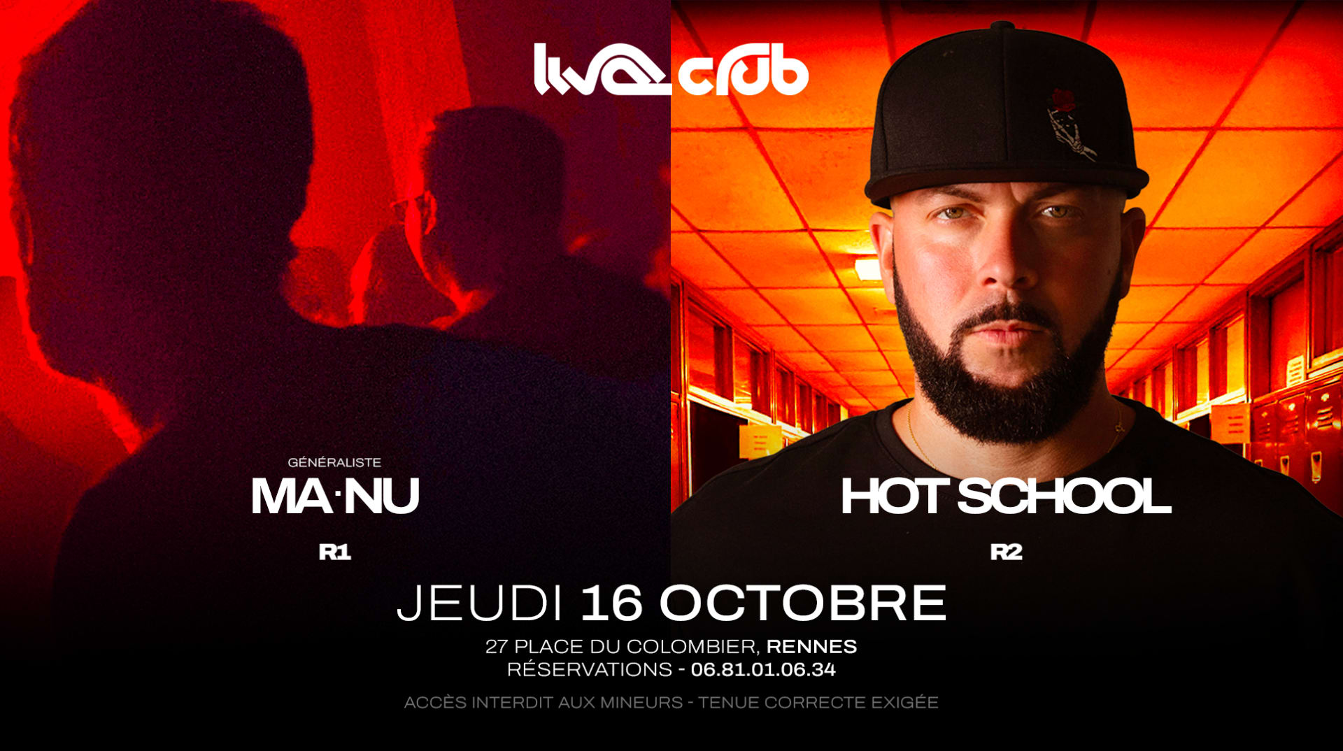 Hot School (R2) + Ma.Nu (R1) Cover