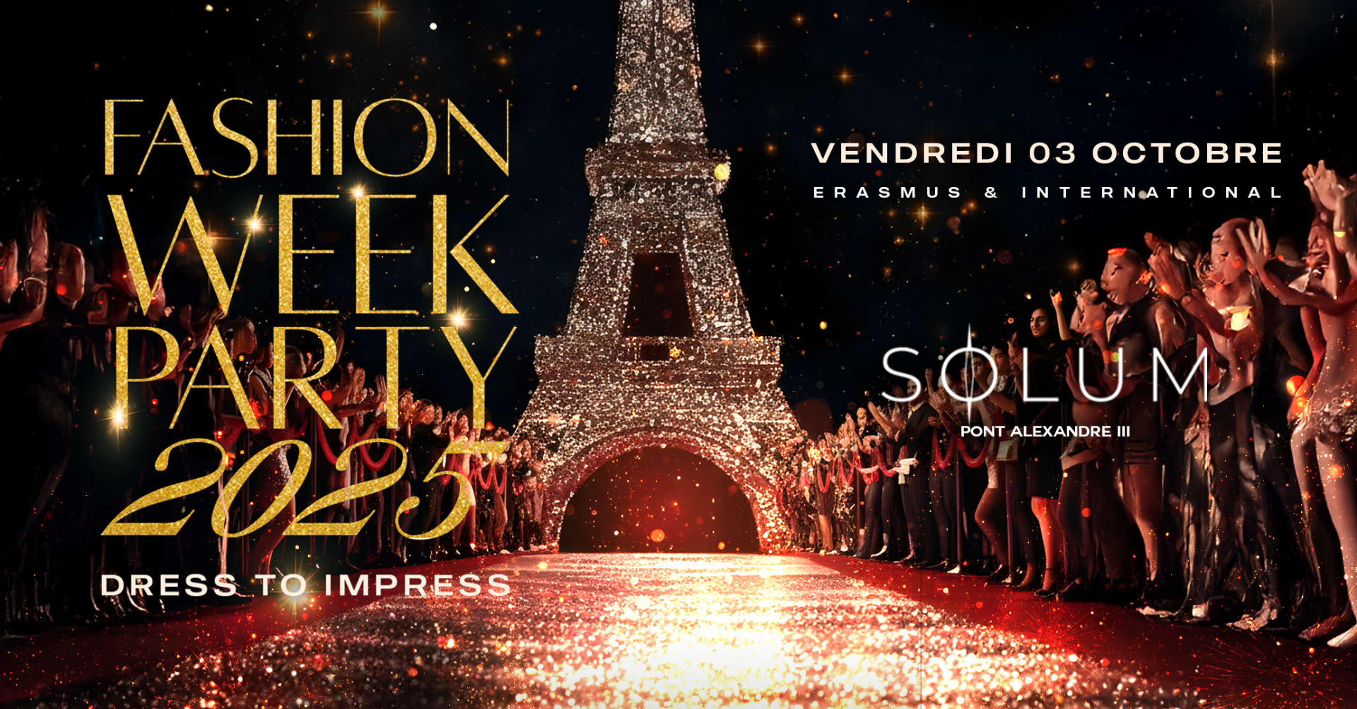 Fashion Week Party 2025 – Solum Pont Alexandre III Cover