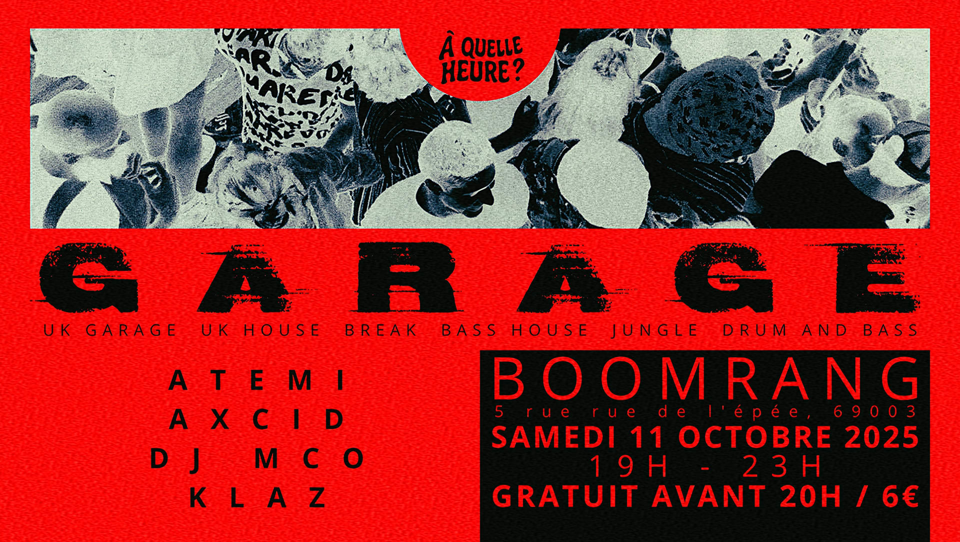 Garage W/ Atemi, Axcid, Dj Mco, Klaz Cover