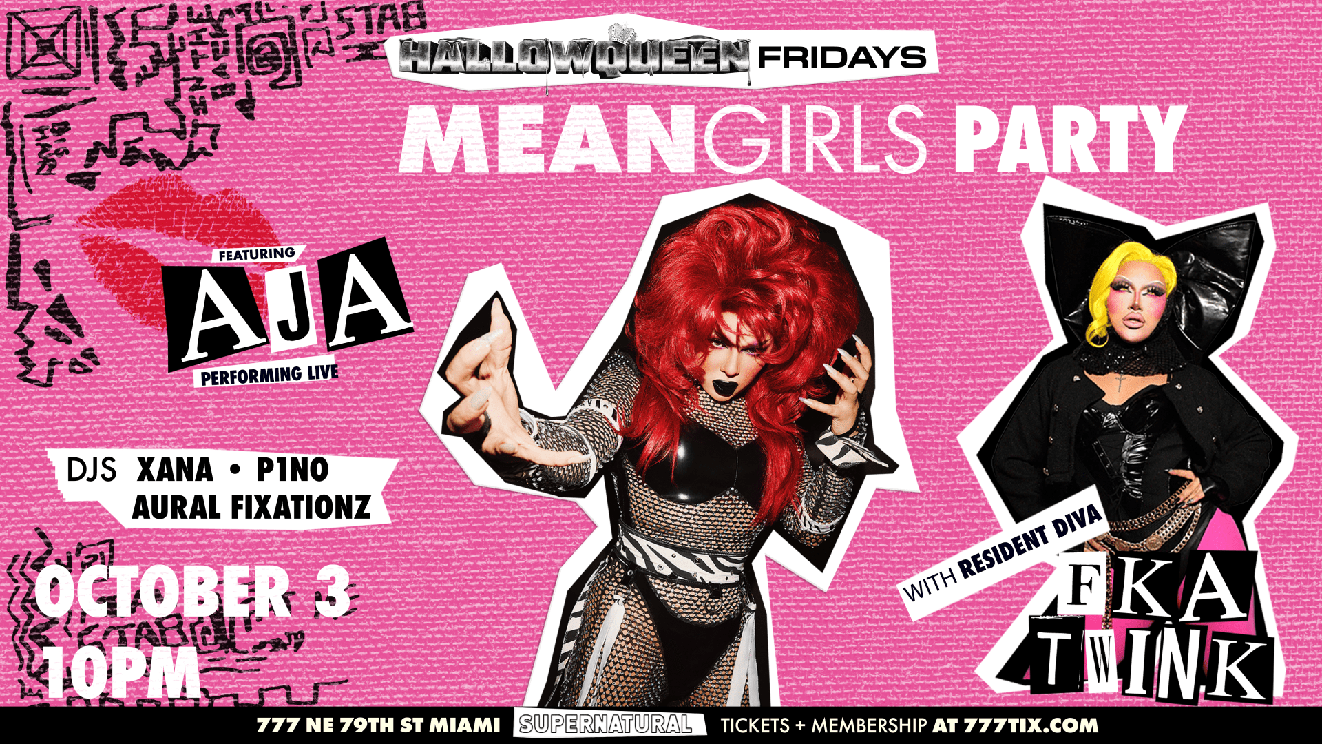 Hallowqueen Friday: Mean Girls Party Ft. Aja Cover