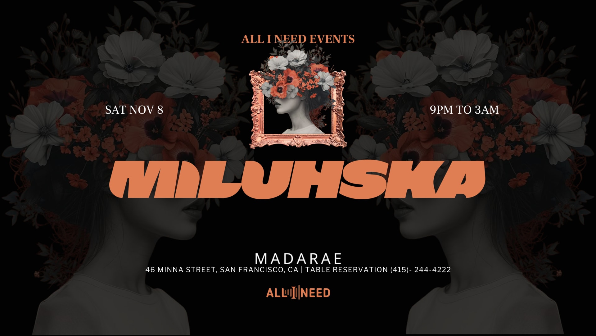 Miluhska [ Afro House, Indie Dance & Latin Pop] At Madarae Cover
