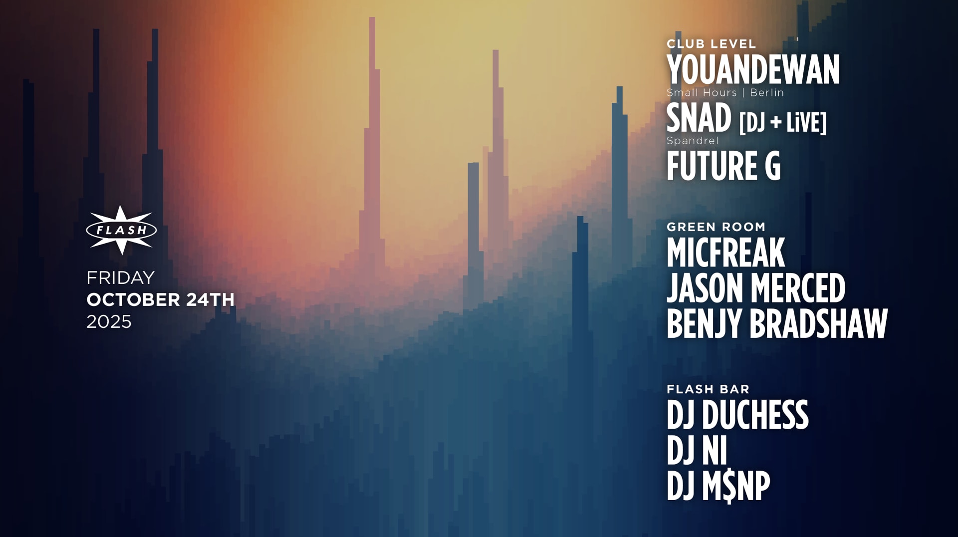Youandewan - Snad [Dj + Live] Cover