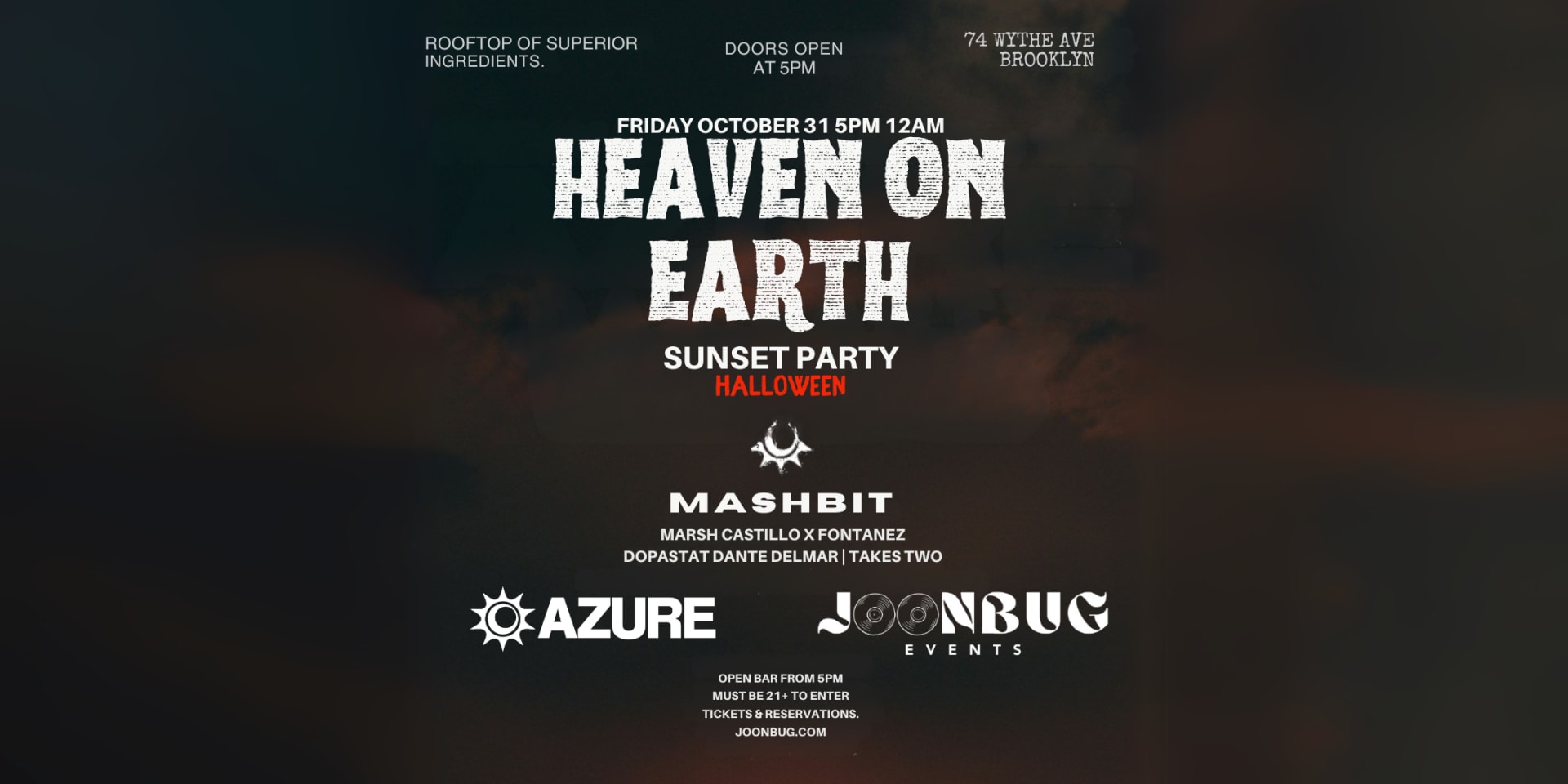 Superior Ingredients Rooftop Halloween Day Party Cover