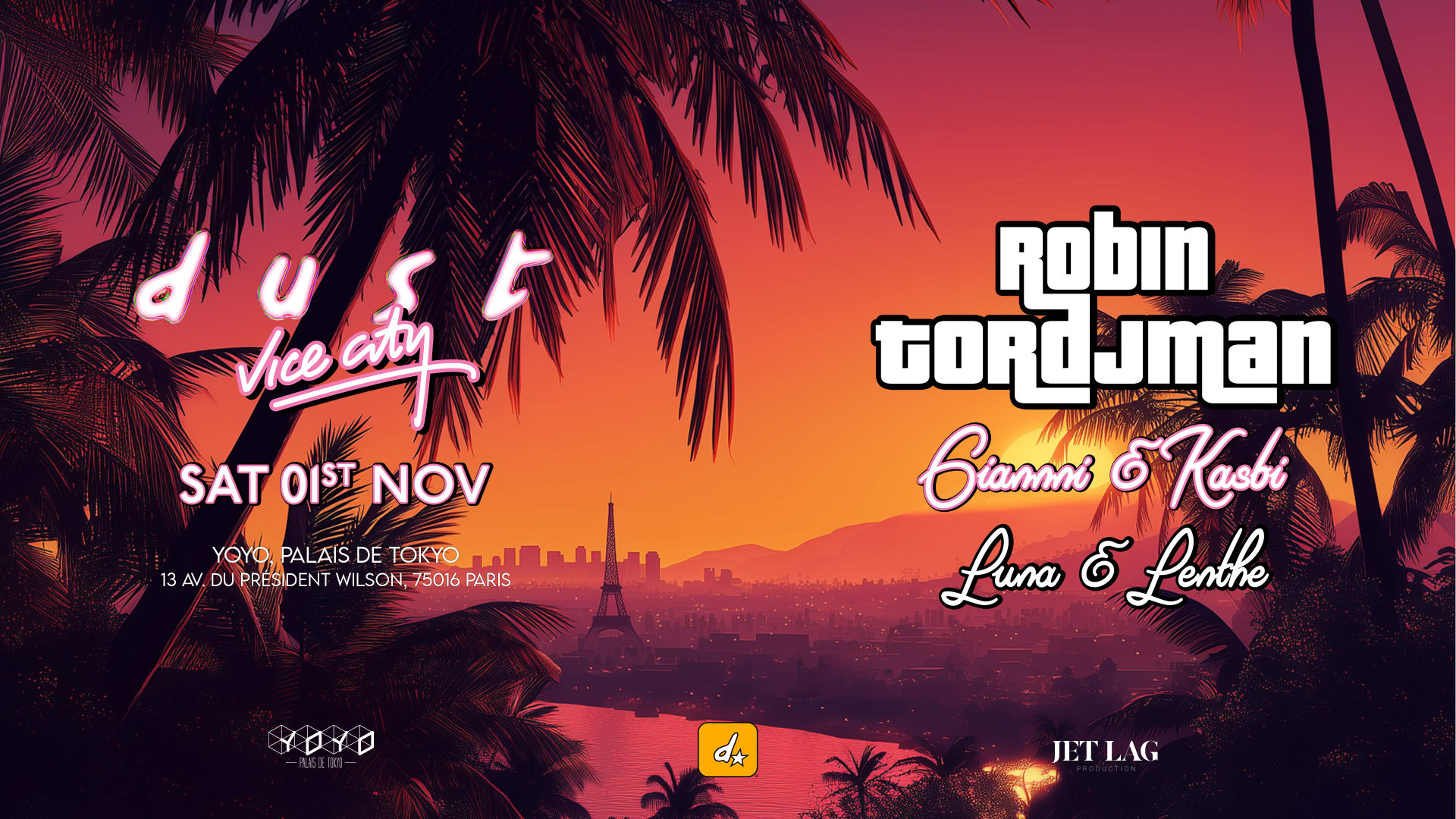Dust Presents Robin Tordjman, Giannni & Kasbi, Luna & Lenthe Cover