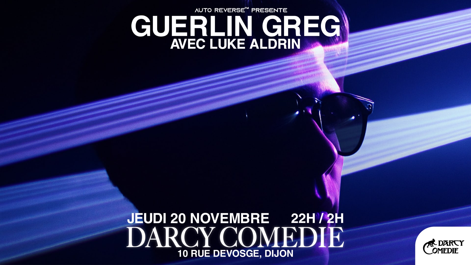 Guerlin Greg - Darcy Comédie - Dijon Cover