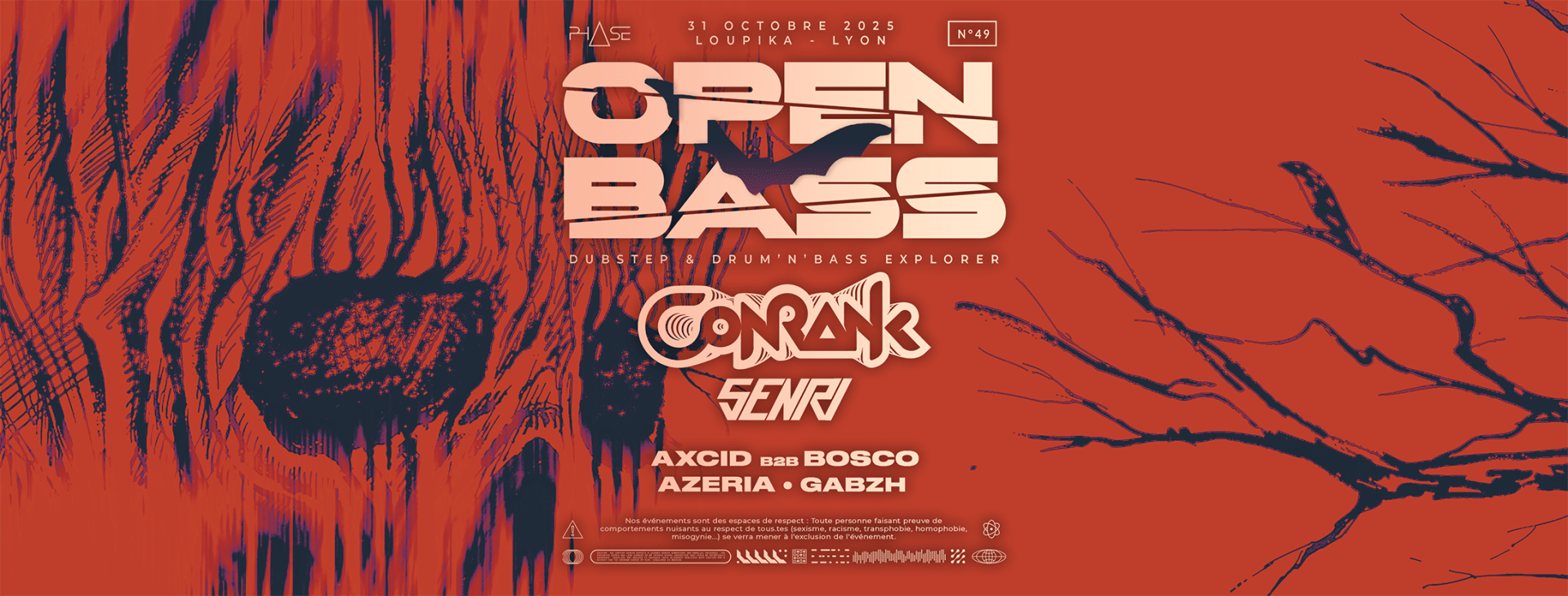 Open Bass #49 W/ Conrank, Senri Cover