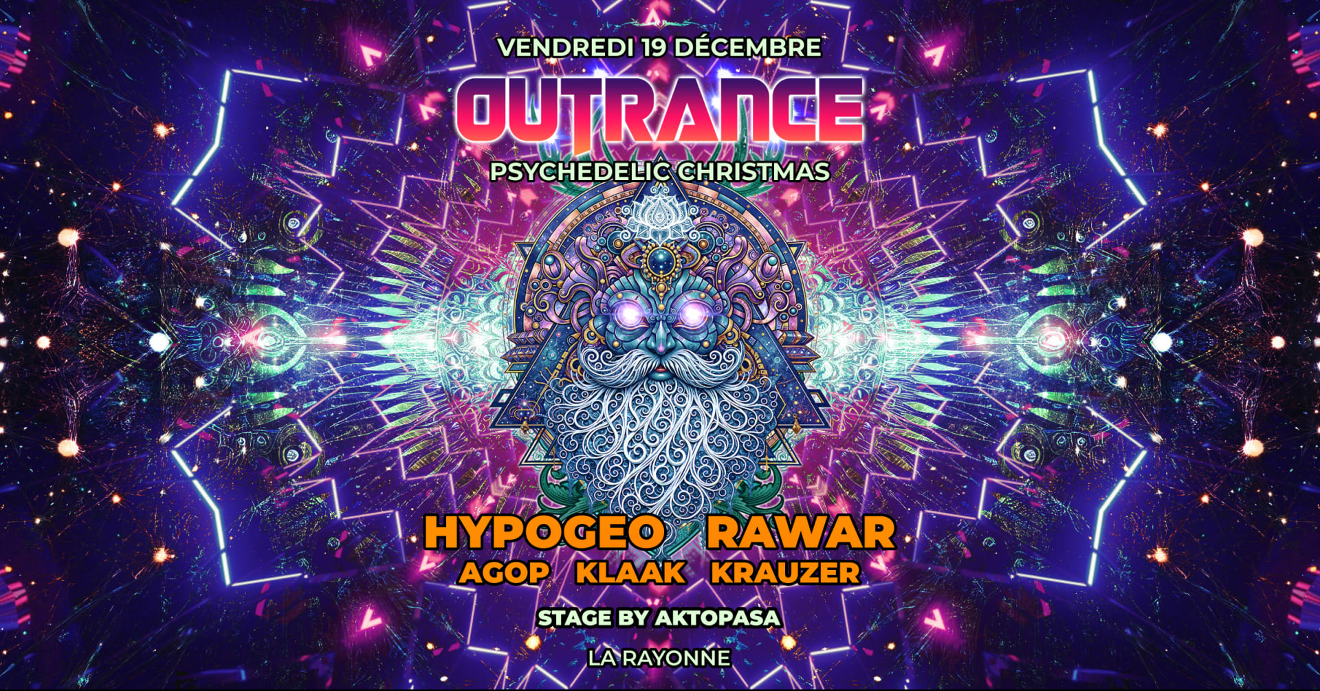 Outrance Psychedelic Christmas Cover