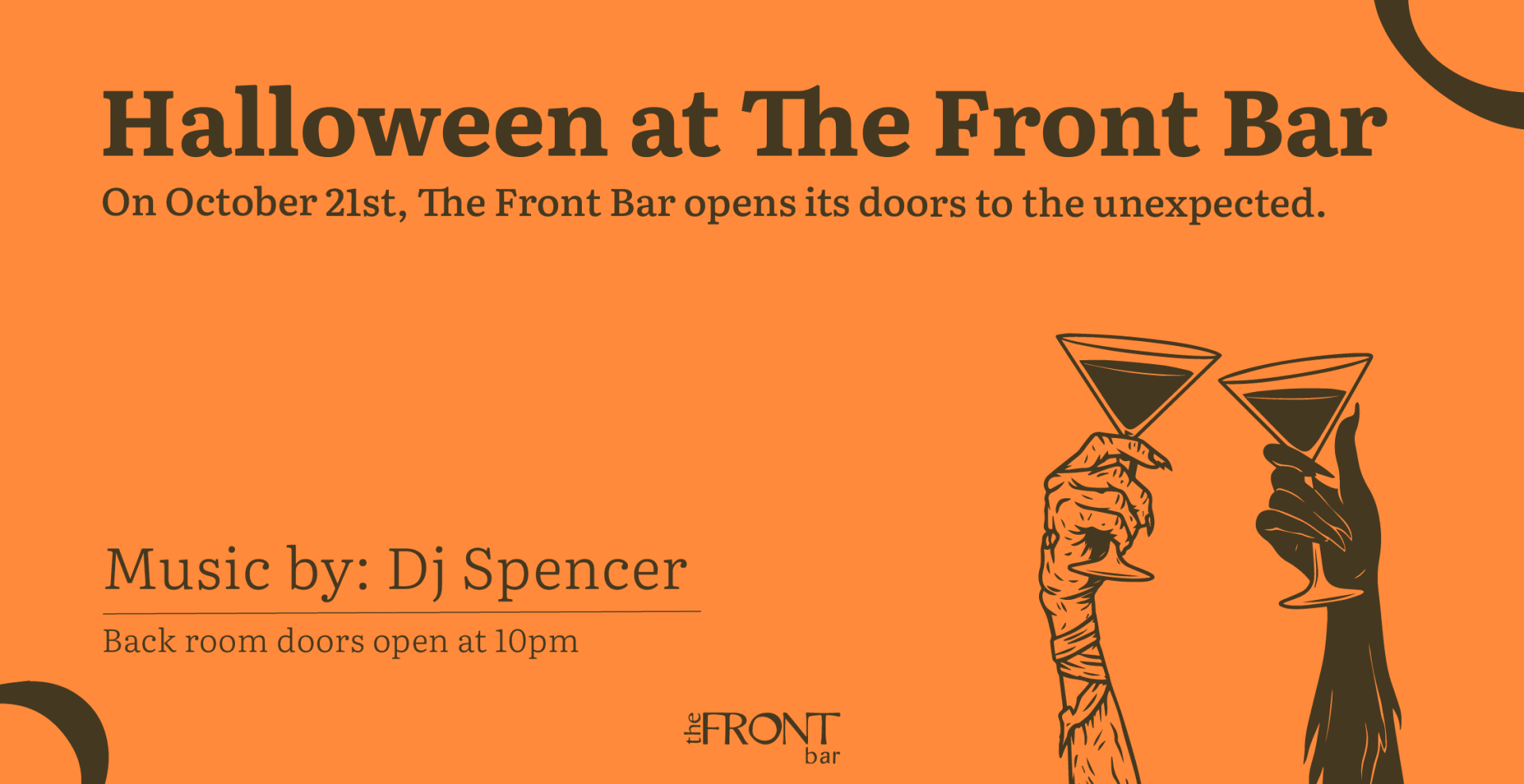 The Front Bar - Halloween 2025 Cover