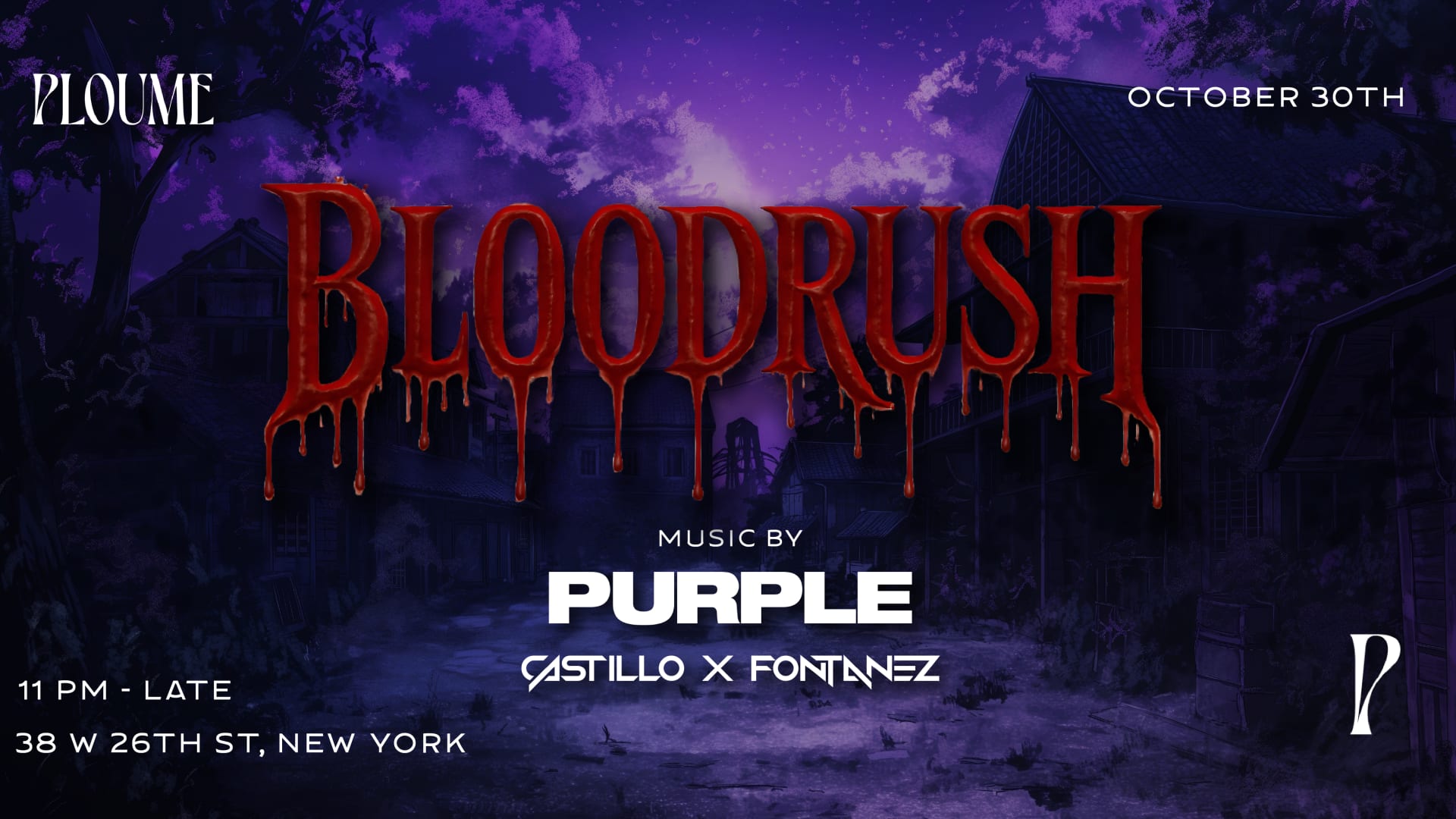 Bloodrush (Halloween Special) - Purple / Castillo X Fontanez Cover