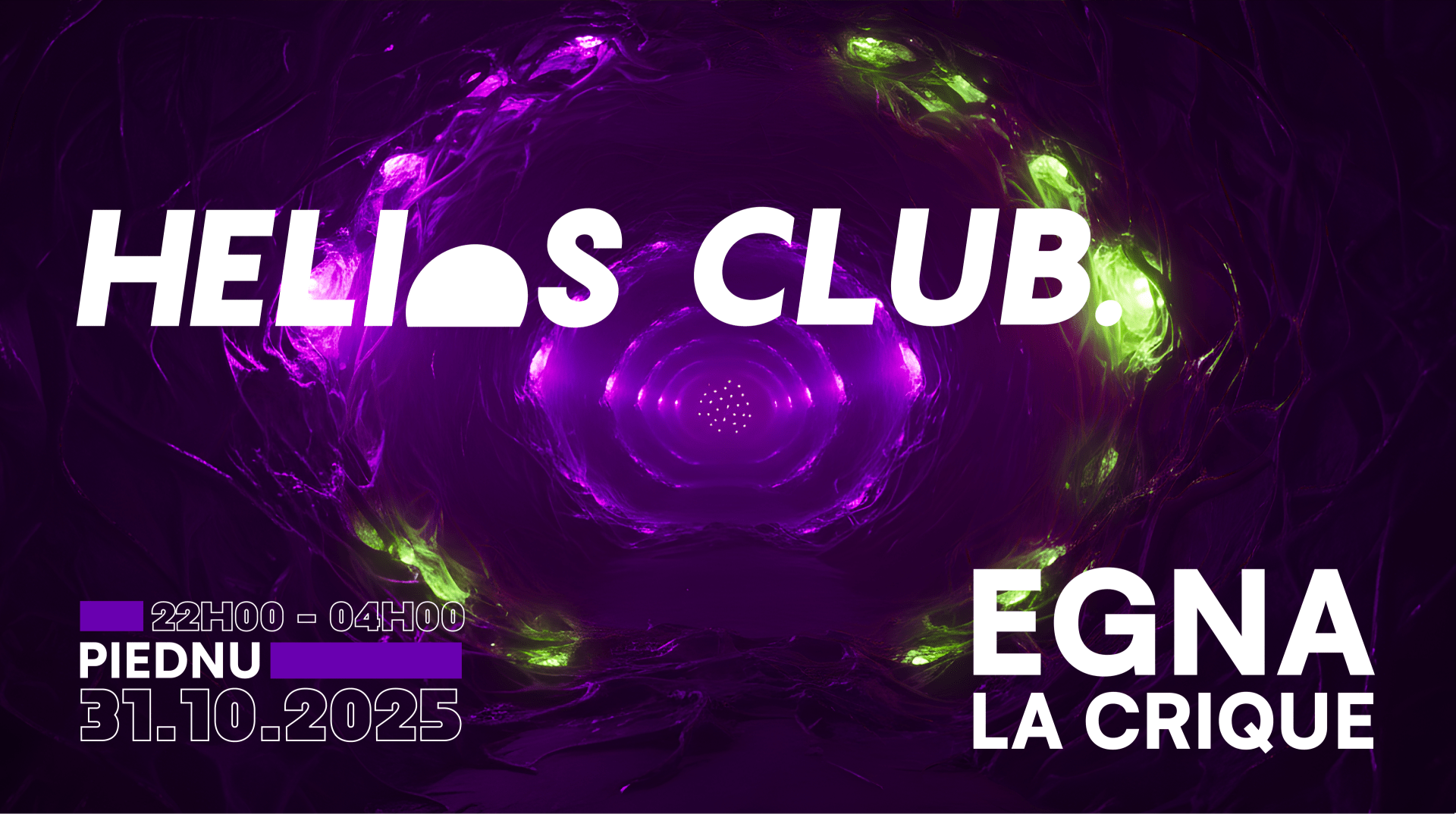 Helios Club. W/ Egna, La Crique Cover