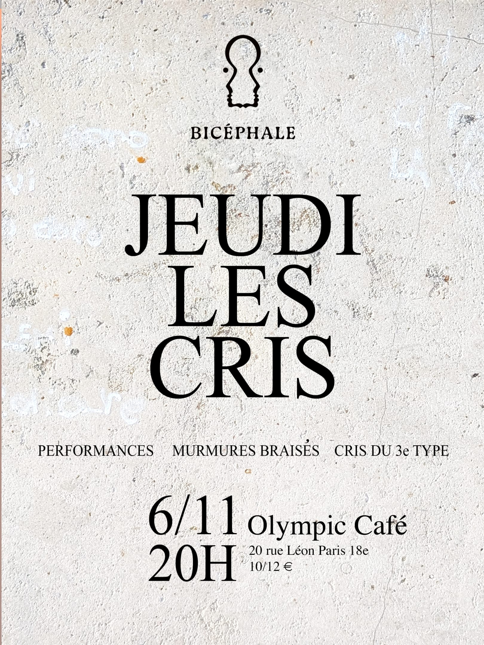 Jeudi Les Cris Cover