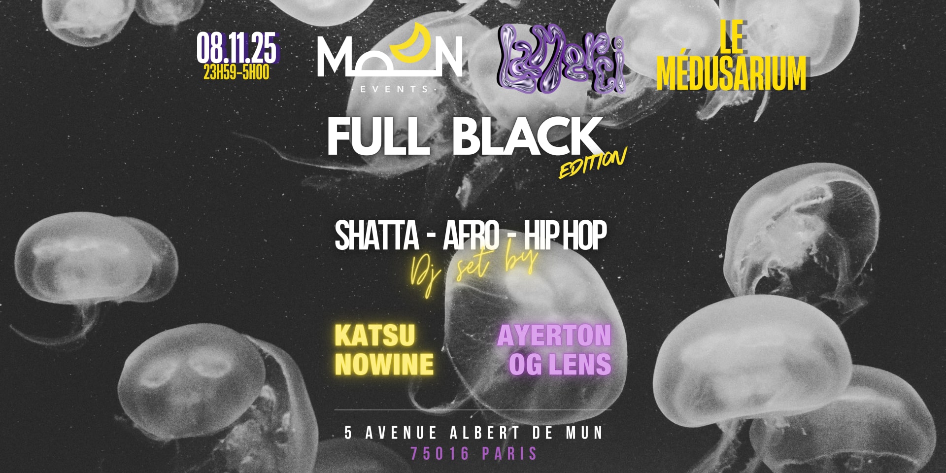 Moon Events X La Merci : Au Médusarium Cover