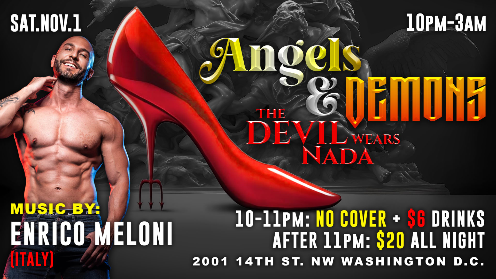 Angels & Demons: The Devil Wears Nada - Enrico Meloni (Rome) Cover