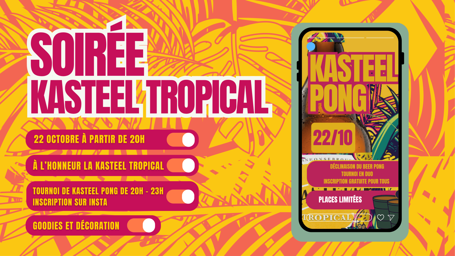 Soirée Kasteel Tropical Cover