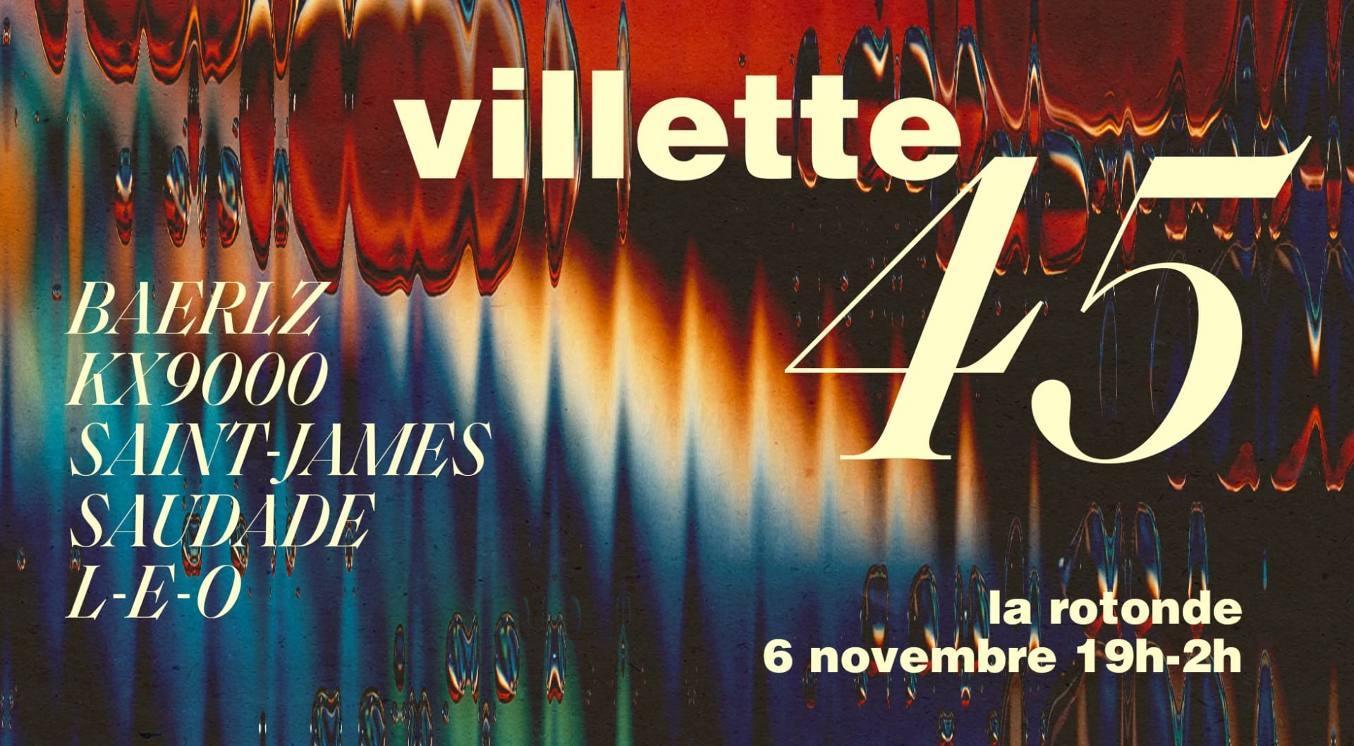 Villette 45 • Baerlz • Kx9000 • & Friends Cover