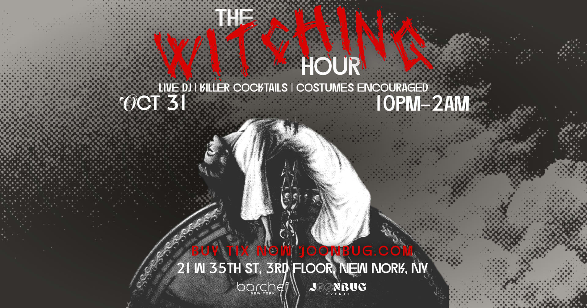 Nyc Barchef Witching Hour Party 10/31 Cover