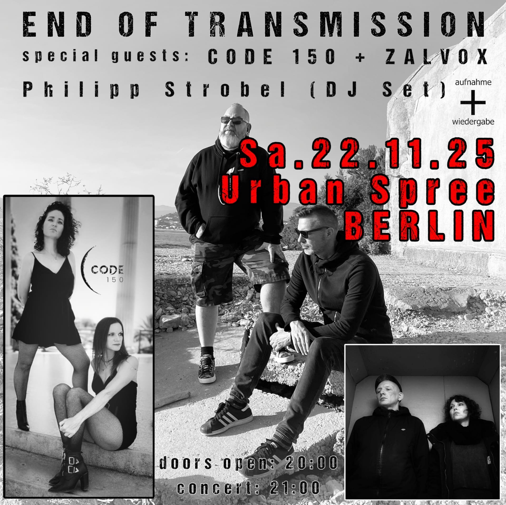 End Of Transmission + Code 150 + Zalvox + Philipp Strobel Cover