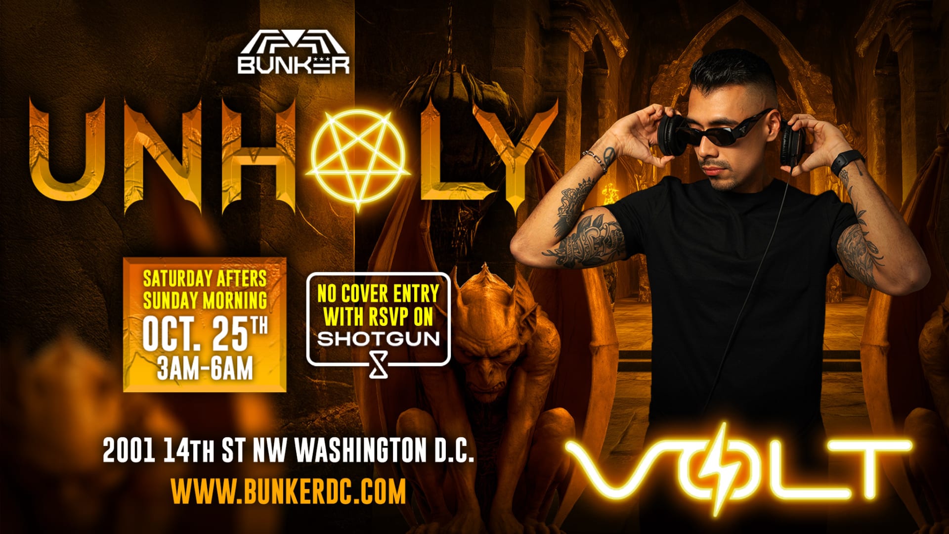 Unholy Afters With Volt - No Cover W/ Rsvp Cover