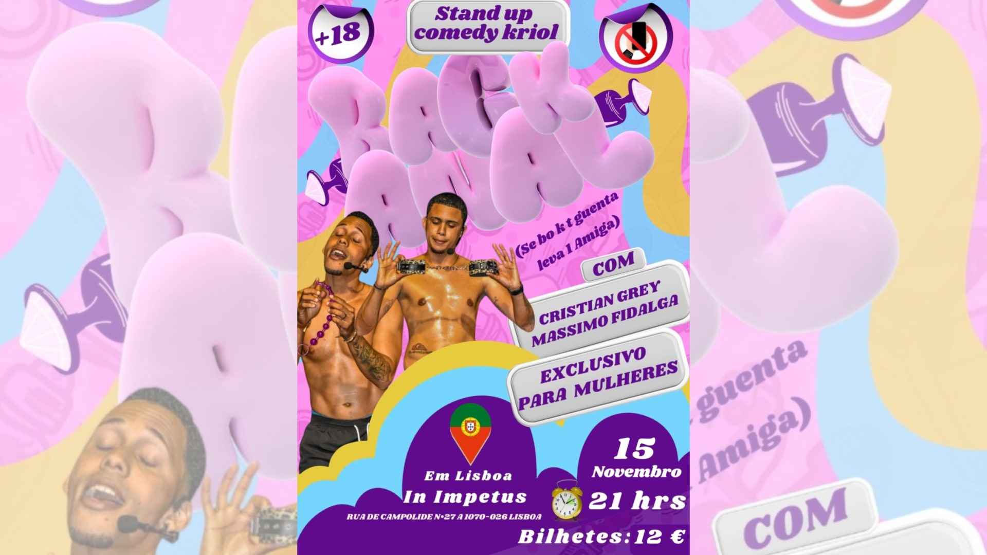 Backanal Na Pt - Stand Up Comedy Kriol Cover