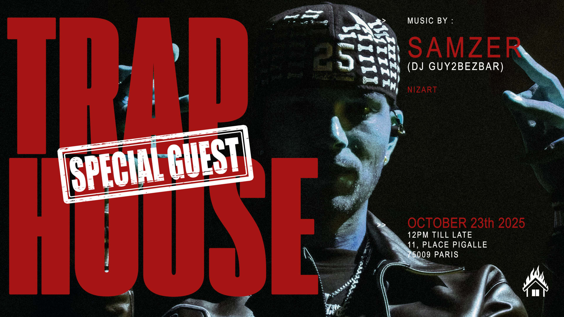 Traphouse- Hosted By Official Dj Guy2bezbar  -Folies Pigalle Cover